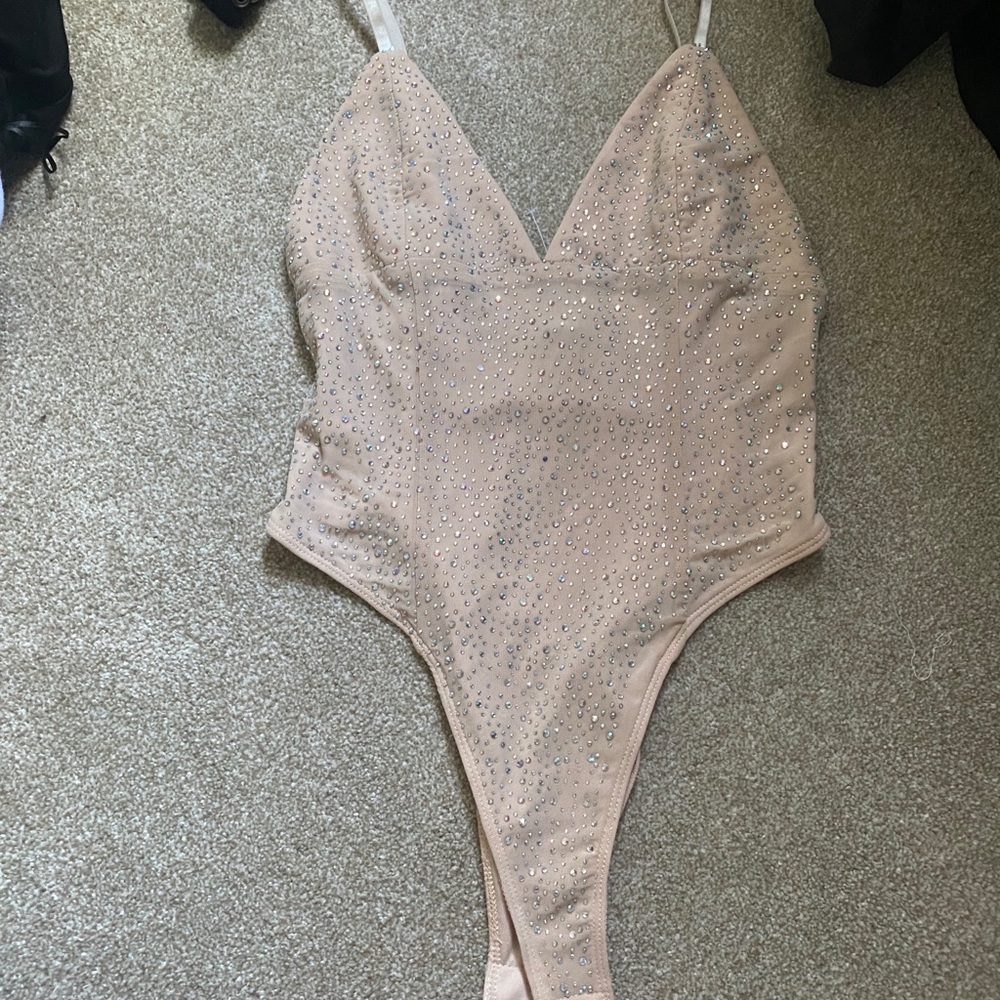 Nude bodysuit size small